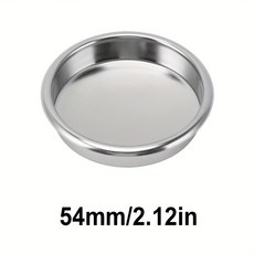 51/54/58mm 백 플러시 블라인드 필터 스테인레스 스틸 백 플러시 인서트 디스크 필터 포터필터 바스켓 커피 머신 액세서리, 54mm