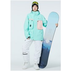 스노우보드복 상하의 세트 남녀공용 방풍 방수 보온