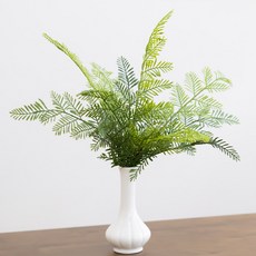 사이프러스 조화 화병 set 40x40cm (DIY) 인테리어 식물 테이블 탁상용 장식 소품 꾸미기, 1개, 단품