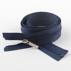 나일론3호 코일지퍼 점퍼지퍼 츄리닝 잠바 70cm, 1개, 츄리닝 지퍼3호-330 남색