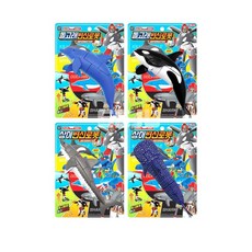 돌고래 변신 로봇 4종랜덤1개 세주 해양 시리즈 어린이 생일 선물 선물 추천, 1세트, 돌고래변신로봇4종, 15cm