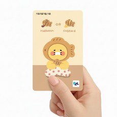 붕어빵 춘식이 이즐 교통카드 굿즈 카드, 1개, 춘식이 이즐카드