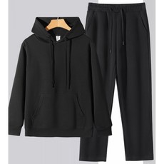 THE G&G 남녀공용 봄.가을용맨투맨 후드집업펌퍼 긴바지 상하세트WYT