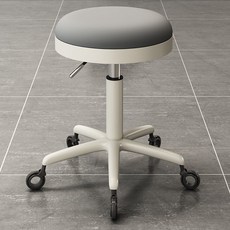 화장대 의자 바퀴 이동형 등받이 스툴, U01KSQ9340RY1NTAEZRGJSN113-036, AJ. 짙은 회색