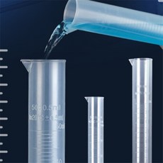 리노샵 플라스틱 매스 실린더 실험용품, 50ml