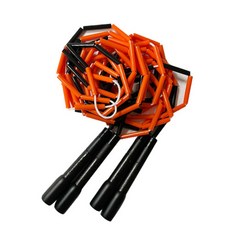 나리아 더블더치 짝 줄넘기 구슬 2인 4m20cm, 오렌지, 1개