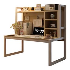 베드 테이블 이층침대 위 노트북 테이블 책상 기숙사, 선반형 블랙 80x50x90cm