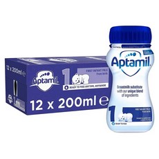 압타밀 1단계 신생아 액상 분유 200ml, 12개
