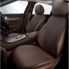 진루이 차량용 통풍 방석 자동차 쿨링 시트커버 사계절 통기성 미끄럼방지, 갈색, 1세트