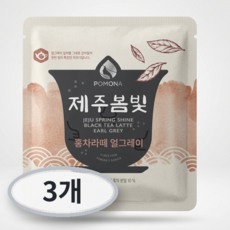 포모나 제주봄빛 파우더 홍차라떼 얼그레이, 500g, 3개, 1개입