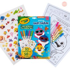 萌萌屋 【現貨】美國 繪兒樂 Crayola 神彩著色套裝 神奇擦畫 神奇顯色 不會髒 透明筆頭 畫紙以外不顯色, 1個