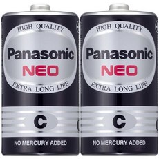 Panasonic 國際牌 2號 碳鋅電池, 1個, 2入