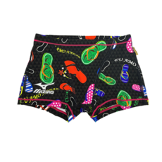 미즈노 남성 슬리퍼 패턴 숏사각 수영 팬츠 N2XB406409