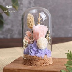 母親節永生花DIY材料包 大號, 小號粉色浪漫