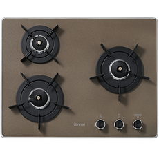 린나이 빌트인 가스레인지 3구 자가설치 브라운법랑, LPG, RBR-P3531BD