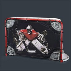 아이스하키 골대 연습용 미니골대 실외 그물 네트, 4홀 타격 천