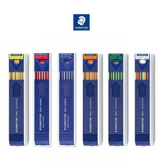 스테들러 샤프심 컬러홀더심 Mars carbon 컬러 홀더심 2mm+연필1p증정, 카본