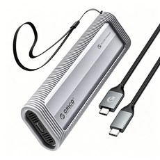 오리코 10Gbps 알루미늄 M.2 NVMe SATA SSD 외장하드 케이스, 1개, AXM2S-G2
