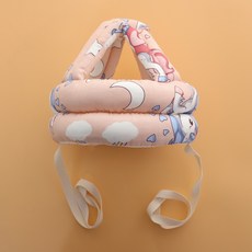 騰心童趣 嬰兒防摔帽 寶寶學步防撞安全帽 粉色小馬款 柔軟透氣 360度防護, 1個, 粉色小馬