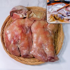 모두의국밥 삶은돼지머리고기 반마리 1.5kg 내외 순대국밥재료 수육용 국밥용머릿고기, 1개