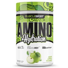 MUSCLESPORT 胺基酸補水 酸蘋果風味, 1個, 360g