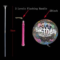 탱탱볼 롤링볼 실리콘볼 빅볼 고무공 문볼 촉감볼, 1pcs, 20inch, pink handle-C