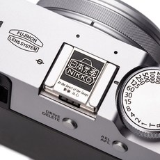 카메라 메탈 카메라 핫슈 커버 셔터 버튼 소프트 릴리즈 버튼 니콘 ZF Zfc Z6III Z5II Z8 D850 Z7 후지 XM5 X100V XE4 용, [02] for sony camera, [45] hot shoe cover 02