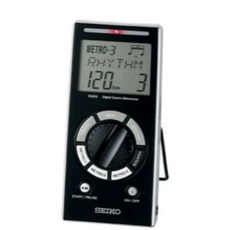 SEIKO SQ200 石英式數位節拍器，精準節拍，數位顯示，輕巧便攜，JUDY樂器店, 1個