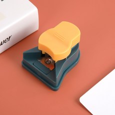 Document 모서리 코너 라운드 커팅기 고급 펀치형 1개, 1개입, 그린