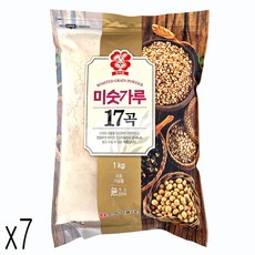새마원 소연 17곡미숫가루 아침 식사대용 선식 곡물쉐이크, 7개, 1kg