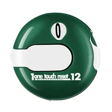 골프 스코어 카운터 미니 스트로크 클리커 탈리 트래커 원터치 리셋 골프 스트로크 카운터 스코어키퍼 부착, 12 Green White