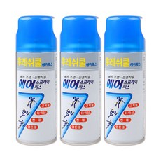 일명 후레쉬쿨 에어파스 180ml, 3개, 1개입