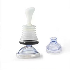 하임리히법키트 도구 실습 키트 처치 기도 막힘 응급, B. 검정색 성인용 마스크 포함