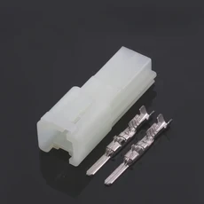 자동차 방수 커넥터 DJ70210A-6.3-11/21 하네스 플러그 2P 고전류 2 홀, 02 2P one sets