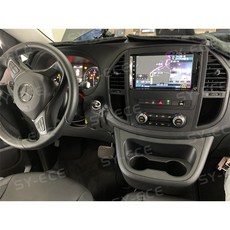 SYECE V-class 安卓機 VITO專用 導航音響主機 多媒體 倒車顯影 安卓系統, 1個, (A)四核心入門款含框線協議盒