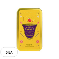 쌍계명차 과일허그 자몽 블랙티 티캔, 16.2g, 1개입, 6개
