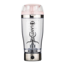 랜턴스 원터치 믹스 텀블러 휴대용 자동쉐이커 (건전지방식), 핑크, 1개