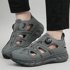 SSOOSS 남자 샌들 남성 다이얼 샌들 여름 운동화 키높이 트레킹 샌달 물놀이 신발 아쿠아슈즈 운전 신발 DS0T12A