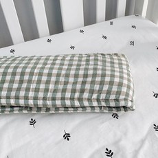 하루의정 침대틈새막이 국내생산 패밀리침대틈새연결, 1개, 그린스몰체크 1개입