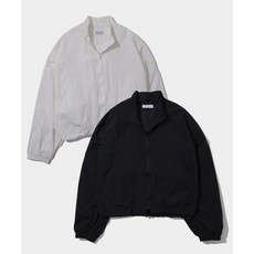 SOME PLACE 오버핏 윈드브레이커 하이넥 스트링 자켓 점퍼 257039