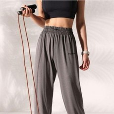 요가복 헬스복 운동복 팬츠 트레이닝 츄리닝 바지 회색 조거 체육복 여성 땀복 힙합 여자