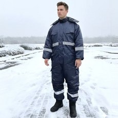 매드조 남자 방한 우주복 작업복, 5XL