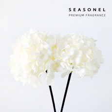 시즈넬 디퓨저 스틱 미니수국, 1세트, 화이트, 2개