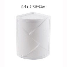 욕실 수납장 슬라이딩장 코너 화장실욕실장 그레이 선반 소형 방수, 1개, B. 소형 화이트- 화이트 단