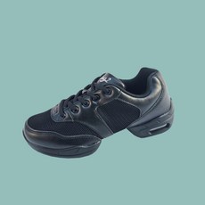 PK3 재즈 라인댄스 운동화 에어쿠션 분리창 라인댄스화, 280, 블랙