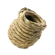 고급 꼼꼼 항아리 짚둥지 (소) 핀치/십자매/문조/금화조