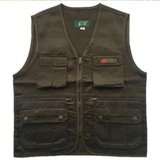 男士戶外多口袋工裝背心 夏季薄款速乾釣魚攝影馬甲