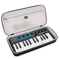Apoca 하드 스토리지 여행용 케이스 Alesis V-Mini용 - 25키 USB MIDI 키보드 컨트롤러, 1개