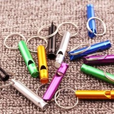 호루라기 호신용품 키링 호신용 휘슬 여성 열쇠고리 미니, 1개