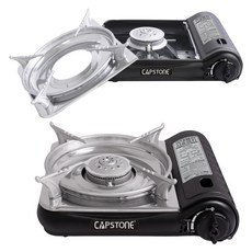 Capstone 캡스톤 버너 고화력 휴대용 가스렌지 스마일 CS-100 바람막이, 1개, 샌드블랙